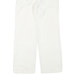 WALLY Womens Cotton Blend White Regular Straight Trousers W28 L27 Casual Classic