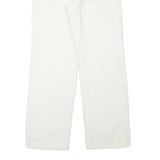 WALLY Womens Cotton Blend White Regular Straight Trousers W28 L27 Casual Classic