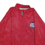 ODLO Mens Red Synthetic Zip Jacket XS Sport Casual Lightweight Outerwear