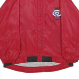 ODLO Mens Red Synthetic Zip Jacket XS Sport Casual Lightweight Outerwear