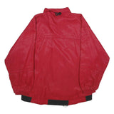 ODLO Mens Red Synthetic Zip Jacket XS Sport Casual Lightweight Outerwear