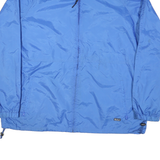 WOOLRICH Mens Blue Jacket XL Polyester Blend Plain Zip Lightweight