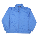 WOOLRICH Mens Blue Jacket XL Polyester Blend Plain Zip Lightweight