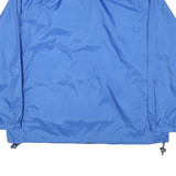 WOOLRICH Mens Blue Jacket XL Polyester Blend Plain Zip Lightweight