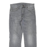 CARHARTT Womens Jeans Grey Regular Straight Denim Light W32 L28 Casual Wear