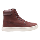 TIMBERLAND Chukka Boots Maroon Synthetic Womens UK 5