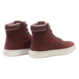 TIMBERLAND Chukka Boots Maroon Synthetic Womens UK 5