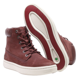 TIMBERLAND Chukka Boots Maroon Synthetic Womens UK 5