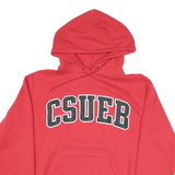 CHAMPION Mens Red CSUEB Pullover Hoodie M Cotton Blend Casual Sportswear