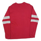 PRO EDGE Mens Red Alabama Long Sleeve Crew Neck Athletic T-Shirt L