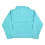 PRIMROSE Womens Blue Plain Pullover Jumper Crew Neck M Polyester Comfort