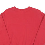 DISNEY Womens Red Mickey Crew Neck XS Cotton Sweatshirt Casual Pullover
