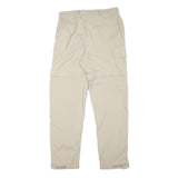 MAUL SPORT Womens Beige Regular Zip Closure Regular Fit Cargo Trousers W30 L30