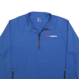 NIKE Mens Blue Xpo Logistics Track Jacket XL Polyester Blend Zip Plain