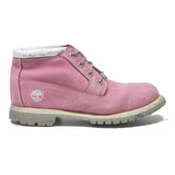 TIMBERLAND Womens Pink Leather Ankle Boots UK 8 Durable Casual Footwear