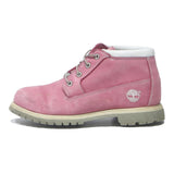 TIMBERLAND Womens Pink Leather Ankle Boots UK 8 Durable Casual Footwear