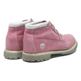 TIMBERLAND Womens Pink Leather Ankle Boots UK 8 Durable Casual Footwear