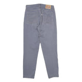 LEVI'S Womens Jeans Grey Regular Skinny Denim Light W27 L26 Zip Cotton Blend