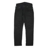 LEVI'S Mens Black Slim Jeans Denim W31 L30 Button Closure Stretch Blend