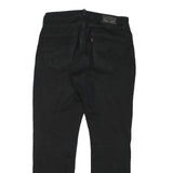 LEVI'S Mens Black Slim Jeans Denim W31 L30 Button Closure Stretch Blend
