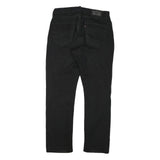 LEVI'S Mens Black Slim Jeans Denim W31 L30 Button Closure Stretch Blend