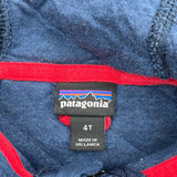 Age 4 Patagonia Fleece - Small Blue Cotton