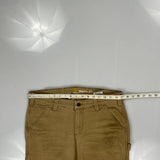 Carhartt Carpenter Trousers - 34W UK 14 Brown Cotton