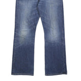 LEVI'S 507 04 Mens Blue Regular Straight Denim Medium W33 L32 Zip Jeans