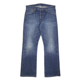 LEVI'S 507 04 Mens Blue Regular Straight Denim Medium W33 L32 Zip Jeans