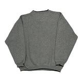 90S Blank Athletic Works Sweatshirt - Large Grey Polyester Blend