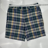 Tommy Hilfiger Checked Chino Shorts - 36W 10L Multicoloured Cotton