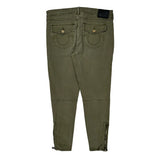 True Religion Cargo Pants - 32W 28L Green Cotton