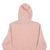 PUMA Mens Pink Pullover Hoodie M Embossed Logo Cotton Blend Casual Jumper