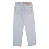 LEVI'S 550 Mens Relaxed Light Blue Denim Jeans W33 L30 Classic Cotton Zip