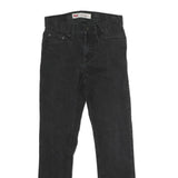 LEVI'S Mens Jeans Black Slim Skinny Denim Medium W25 L27 Stylish Zip Closure