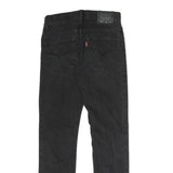 LEVI'S Mens Jeans Black Slim Skinny Denim Medium W25 L27 Stylish Zip Closure