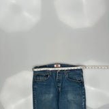 501 Levis Jeans - 32W 31L Blue Cotton