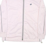 LOTTO Mens Pink Jacket M Polyester Blend Plain Zip Casual Sportswear