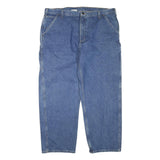 CARHARTT Mens Blue Regular Fit Straight Leg Denim Jeans W42 L30 Workwear