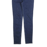 CALVIN KLEIN JEANS Womens Slim Blue Denim Skinny Cotton W28 L32 Zip Pockets