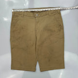 Carhartt Carpenter Shorts - 38W 11L Khaki Cotton