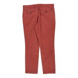 Tommy Hilfiger Slim Fit Chinos - 34W 30L Red Cotton