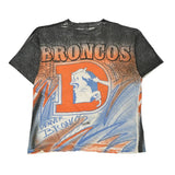 Denver Broncos Magic Johnson Single Stitch T-Shirt - XL Multicoloured Cotton