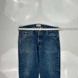501 Levis Jeans - 36W 30L Blue Cotton