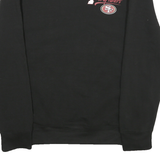 NFL Mens Black San Francisco Forty Niners Crew Neck L Cotton Blend Sweatshirt