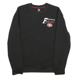 NFL Mens Black San Francisco Forty Niners Crew Neck L Cotton Blend Sweatshirt