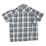 COLUMBIA Mens Black & White Check Shirt 2XL Button Front Outdoor Casual Cotton