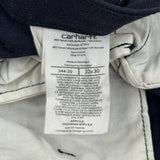Carhartt Cargo Pants - 32W 30L Navy Cotton