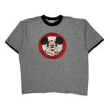 Disney Cartoon T-Shirt - 2XL Gray Cotton Blend