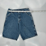 Wrangler Denim Shorts - 28W UK 10 Blue Denim